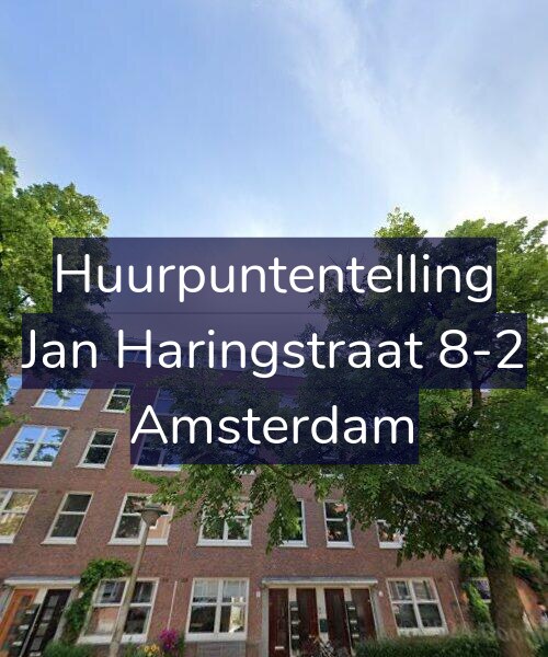 Foto gevel Huurpuntentelling voor Jan Haringstraat 8-2, Amsterdam