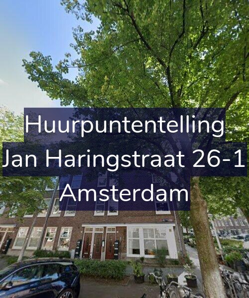Foto gevel Huurpuntentelling voor Jan Haringstraat 26-1, Amsterdam