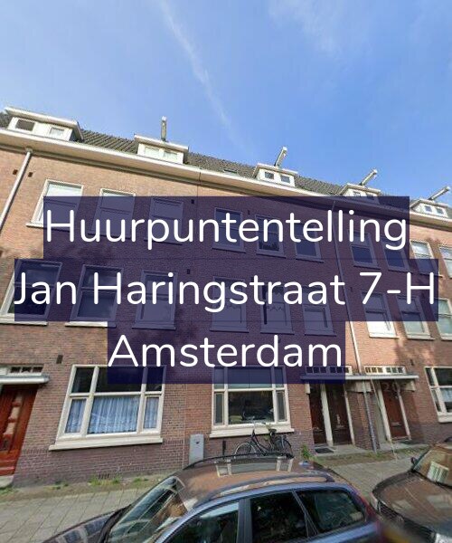 Foto gevel Huurpuntentelling voor Jan Haringstraat 7-H, Amsterdam