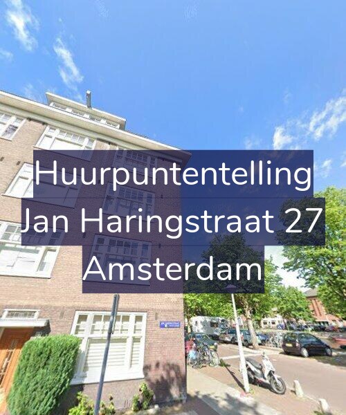 Foto gevel Huurpuntentelling voor Jan Haringstraat 27, Amsterdam