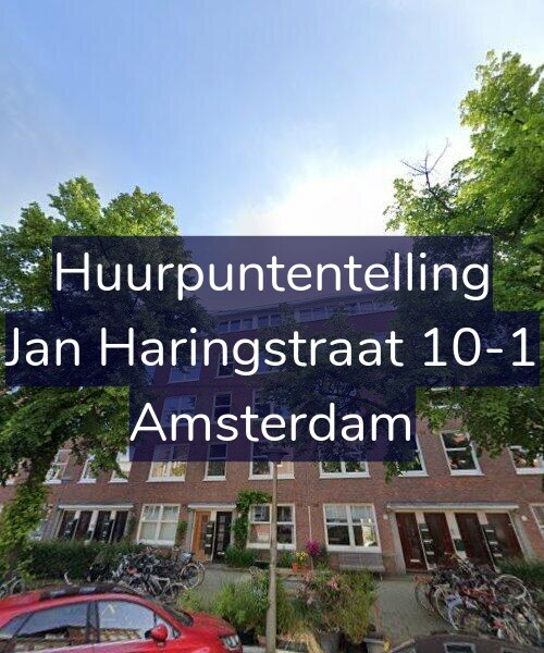 Foto gevel Huurpuntentelling voor Jan Haringstraat 10-1, Amsterdam