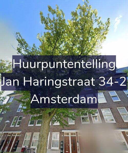 Foto gevel Huurpuntentelling voor Jan Haringstraat 34-2, Amsterdam