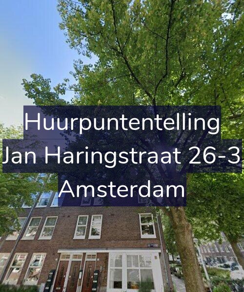 Foto gevel Huurpuntentelling voor Jan Haringstraat 26-3, Amsterdam