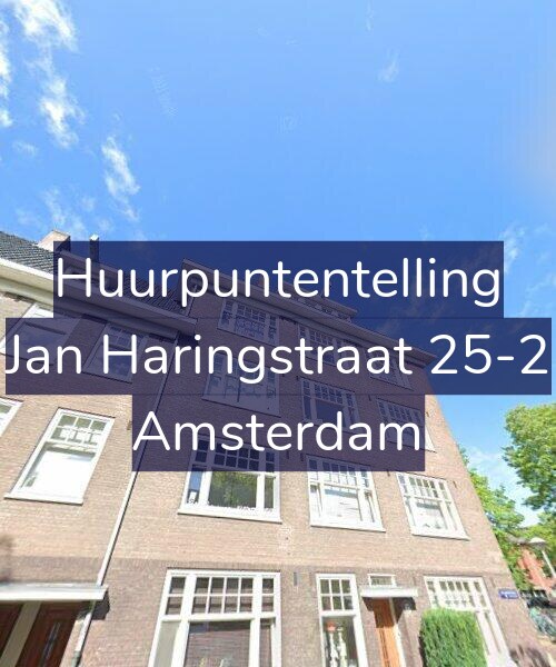 Foto gevel Huurpuntentelling voor Jan Haringstraat 25-2, Amsterdam
