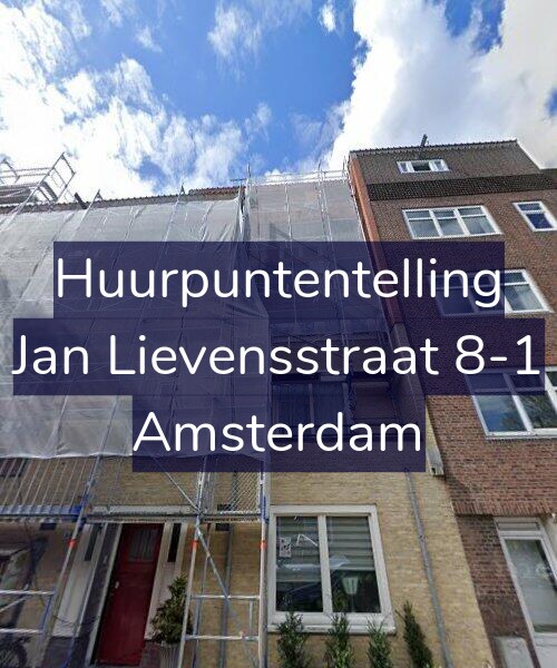 Foto gevel Huurpuntentelling voor Jan Lievensstraat 8-1, Amsterdam