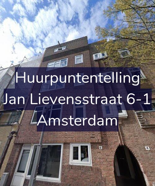 Foto gevel Huurpuntentelling voor Jan Lievensstraat 6-1, Amsterdam
