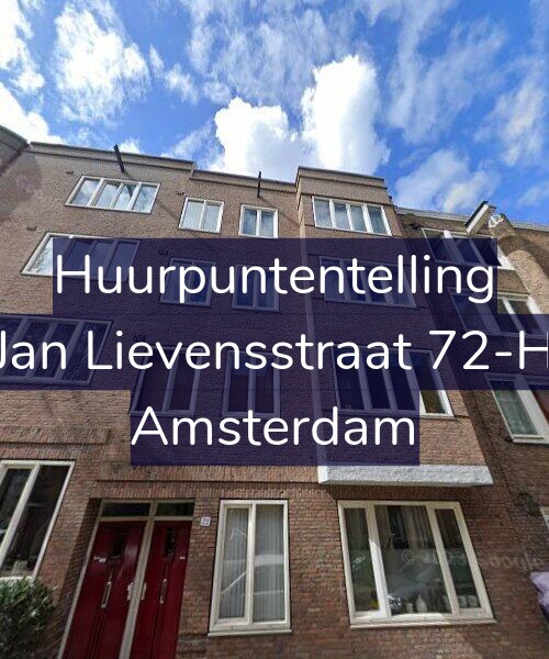 Foto gevel Huurpuntentelling voor Jan Lievensstraat 72-H, Amsterdam