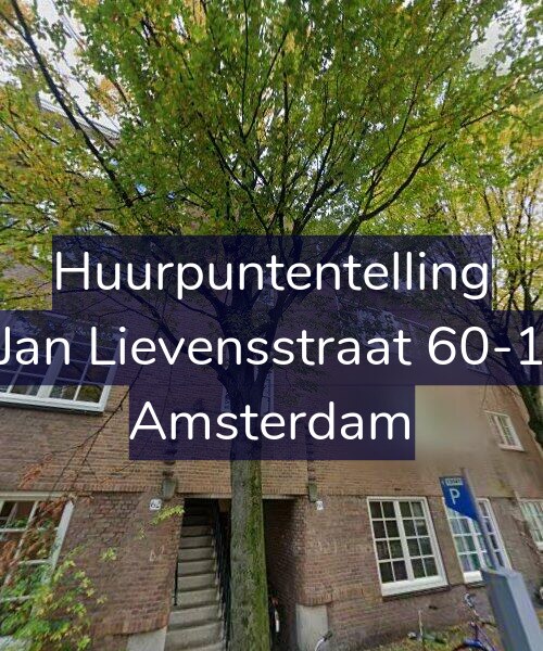 Foto gevel Huurpuntentelling voor Jan Lievensstraat 60-1, Amsterdam