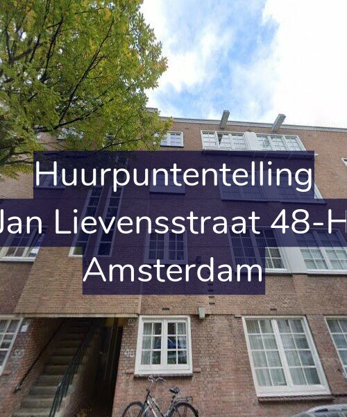 Foto gevel Huurpuntentelling voor Jan Lievensstraat 48-H, Amsterdam