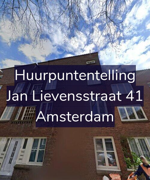 Foto gevel Huurpuntentelling voor Jan Lievensstraat 41, Amsterdam