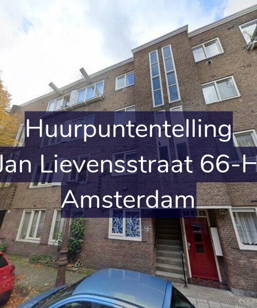 Foto gevel Huurpuntentelling voor Jan Lievensstraat 66-H, Amsterdam