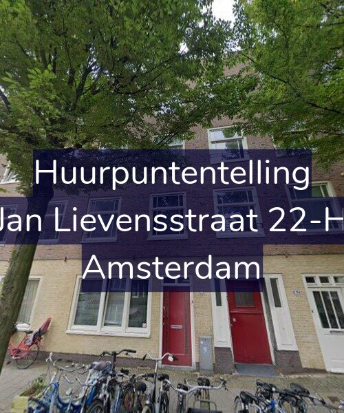 Foto gevel Huurpuntentelling voor Jan Lievensstraat 22-H, Amsterdam