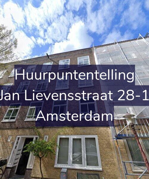 Foto gevel Huurpuntentelling voor Jan Lievensstraat 28-1, Amsterdam
