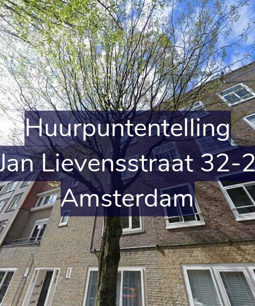 Foto gevel Huurpuntentelling voor Jan Lievensstraat 32-2, Amsterdam