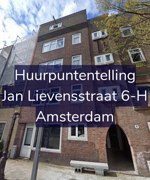 Foto gevel Huurpuntentelling voor Jan Lievensstraat 6-H, Amsterdam