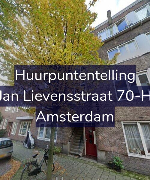 Foto gevel Huurpuntentelling voor Jan Lievensstraat 70-H, Amsterdam