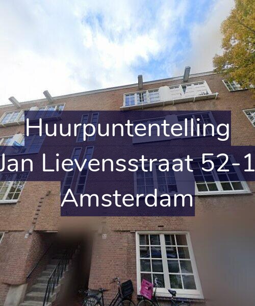 Foto gevel Huurpuntentelling voor Jan Lievensstraat 52-1, Amsterdam