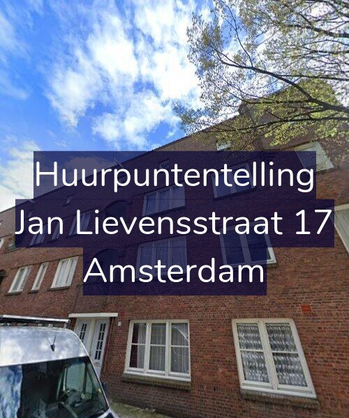 Foto gevel Huurpuntentelling voor Jan Lievensstraat 17, Amsterdam