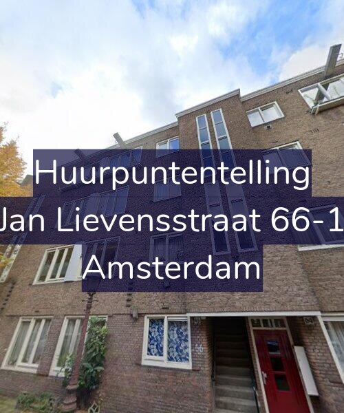 Foto gevel Huurpuntentelling voor Jan Lievensstraat 66-1, Amsterdam