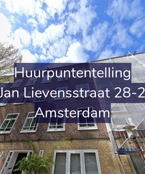 Foto gevel Huurpuntentelling voor Jan Lievensstraat 28-2, Amsterdam