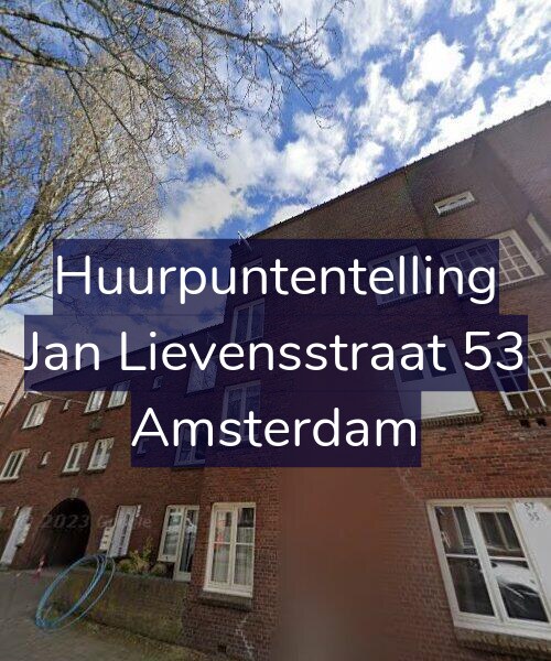 Foto gevel Huurpuntentelling voor Jan Lievensstraat 53, Amsterdam
