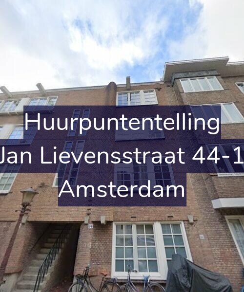 Foto gevel Huurpuntentelling voor Jan Lievensstraat 44-1, Amsterdam
