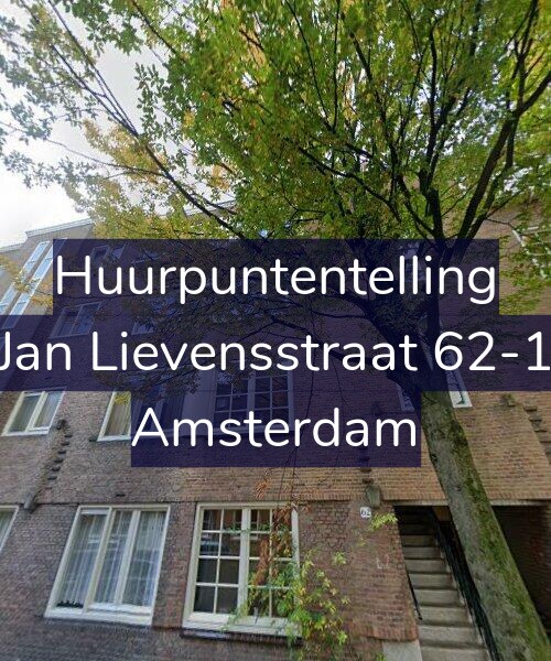 Foto gevel Huurpuntentelling voor Jan Lievensstraat 62-1, Amsterdam