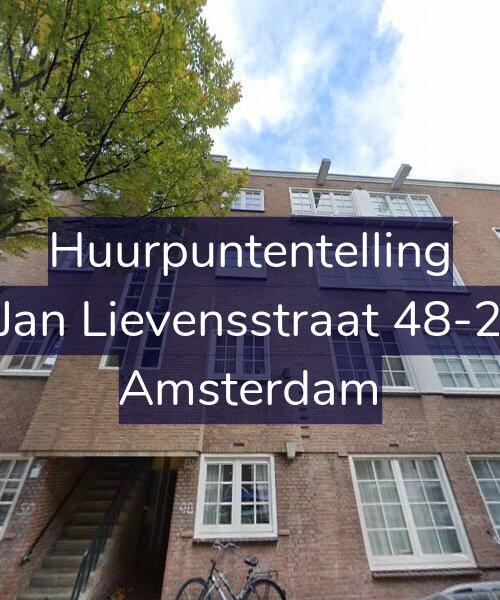 Foto gevel Huurpuntentelling voor Jan Lievensstraat 48-2, Amsterdam