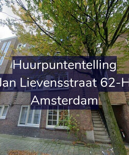 Foto gevel Huurpuntentelling voor Jan Lievensstraat 62-H, Amsterdam