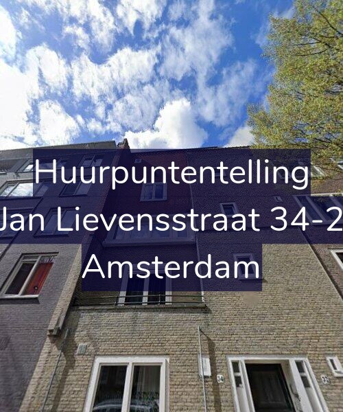 Foto gevel Huurpuntentelling voor Jan Lievensstraat 34-2, Amsterdam