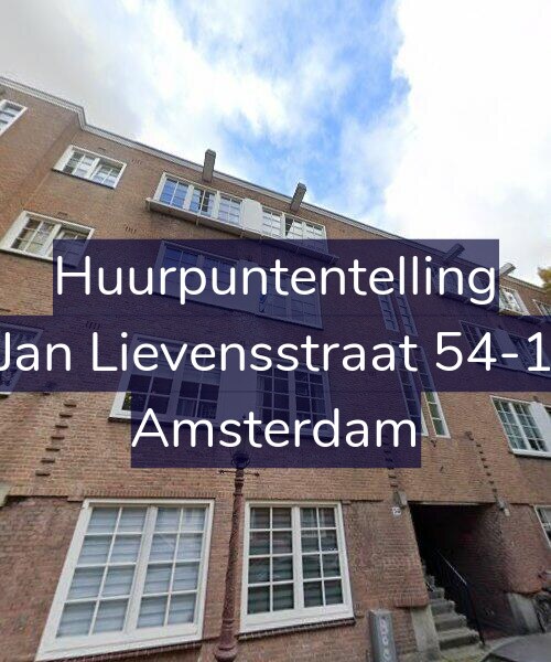 Foto gevel Huurpuntentelling voor Jan Lievensstraat 54-1, Amsterdam