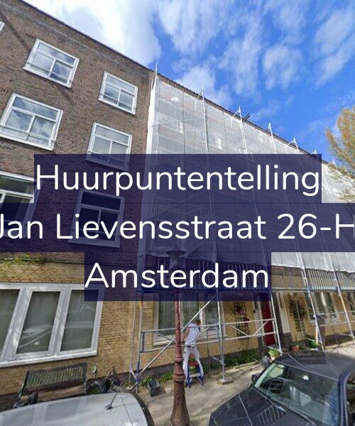 Foto gevel Huurpuntentelling voor Jan Lievensstraat 26-H, Amsterdam