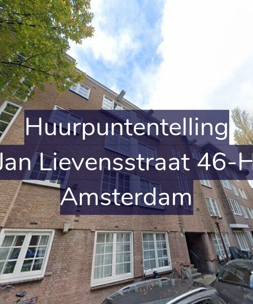 Foto gevel Huurpuntentelling voor Jan Lievensstraat 46-H, Amsterdam