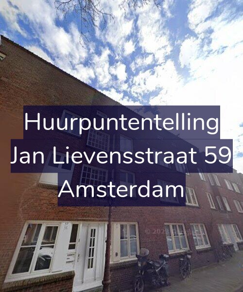 Foto gevel Huurpuntentelling voor Jan Lievensstraat 59, Amsterdam