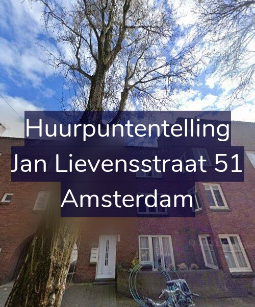 Foto gevel Huurpuntentelling voor Jan Lievensstraat 51, Amsterdam