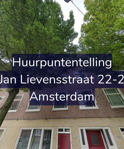 Foto gevel Huurpuntentelling voor Jan Lievensstraat 22-2, Amsterdam