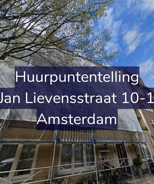 Foto gevel Huurpuntentelling voor Jan Lievensstraat 10-1, Amsterdam