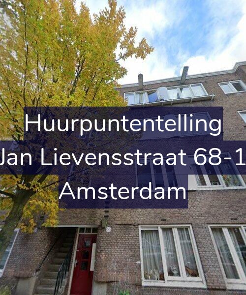 Foto gevel Huurpuntentelling voor Jan Lievensstraat 68-1, Amsterdam