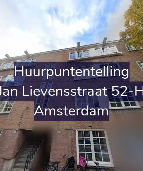 Foto gevel Huurpuntentelling voor Jan Lievensstraat 52-H, Amsterdam