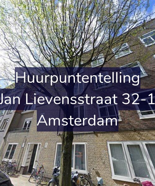 Foto gevel Huurpuntentelling voor Jan Lievensstraat 32-1, Amsterdam