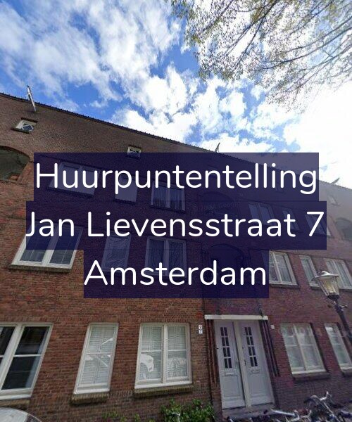Foto gevel Huurpuntentelling voor Jan Lievensstraat 7, Amsterdam