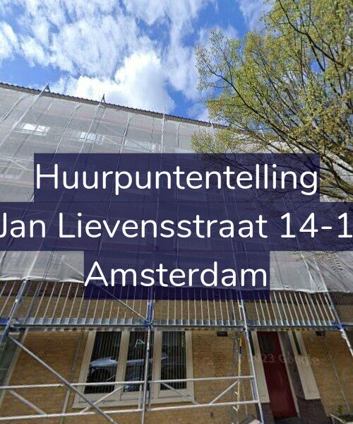Foto gevel Huurpuntentelling voor Jan Lievensstraat 14-1, Amsterdam