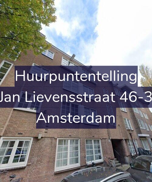 Foto gevel Huurpuntentelling voor Jan Lievensstraat 46-3, Amsterdam