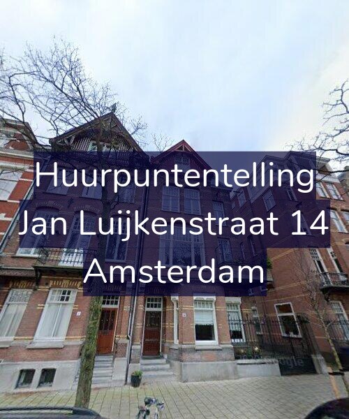 Foto gevel Huurpuntentelling voor Jan Luijkenstraat 14, Amsterdam