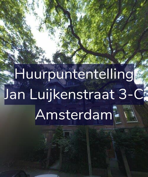 Foto gevel Huurpuntentelling voor Jan Luijkenstraat 3-C, Amsterdam