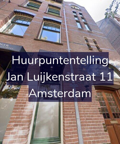 Foto gevel Huurpuntentelling voor Jan Luijkenstraat 11, Amsterdam
