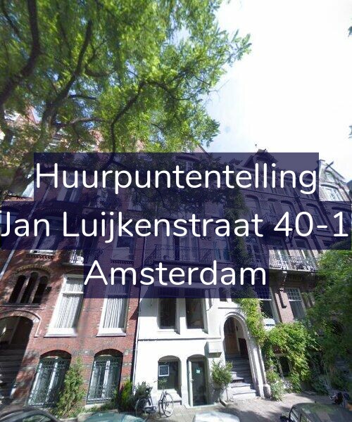 Foto gevel Huurpuntentelling voor Jan Luijkenstraat 40-1, Amsterdam