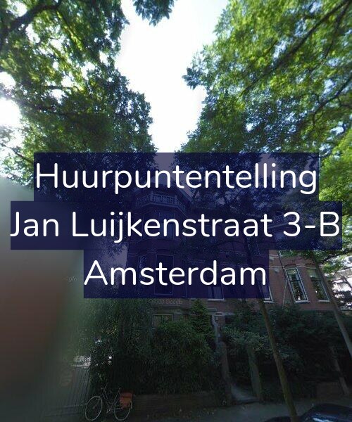 Foto gevel Huurpuntentelling voor Jan Luijkenstraat 3-B, Amsterdam