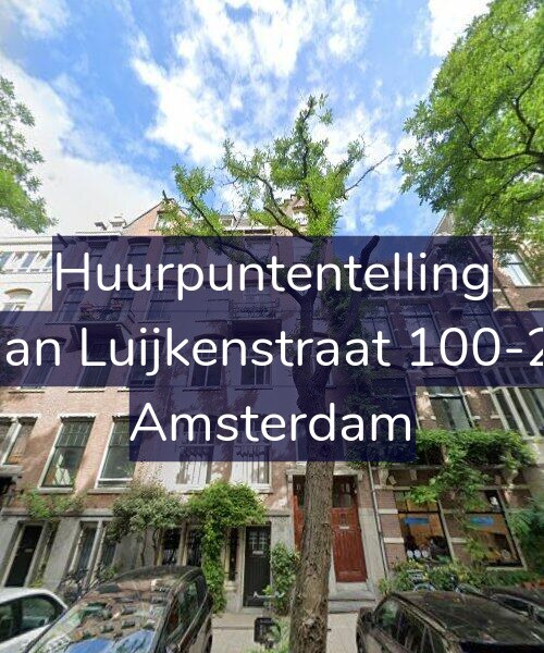 Foto gevel Huurpuntentelling voor Jan Luijkenstraat 100-2, Amsterdam