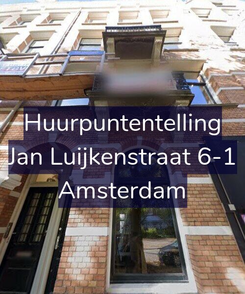Foto gevel Huurpuntentelling voor Jan Luijkenstraat 6-1, Amsterdam